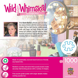 Wild & Whimsical - The Powder Room 1000 Piece Jigsaw Puzzle (ONLINE ORDER ONLY)