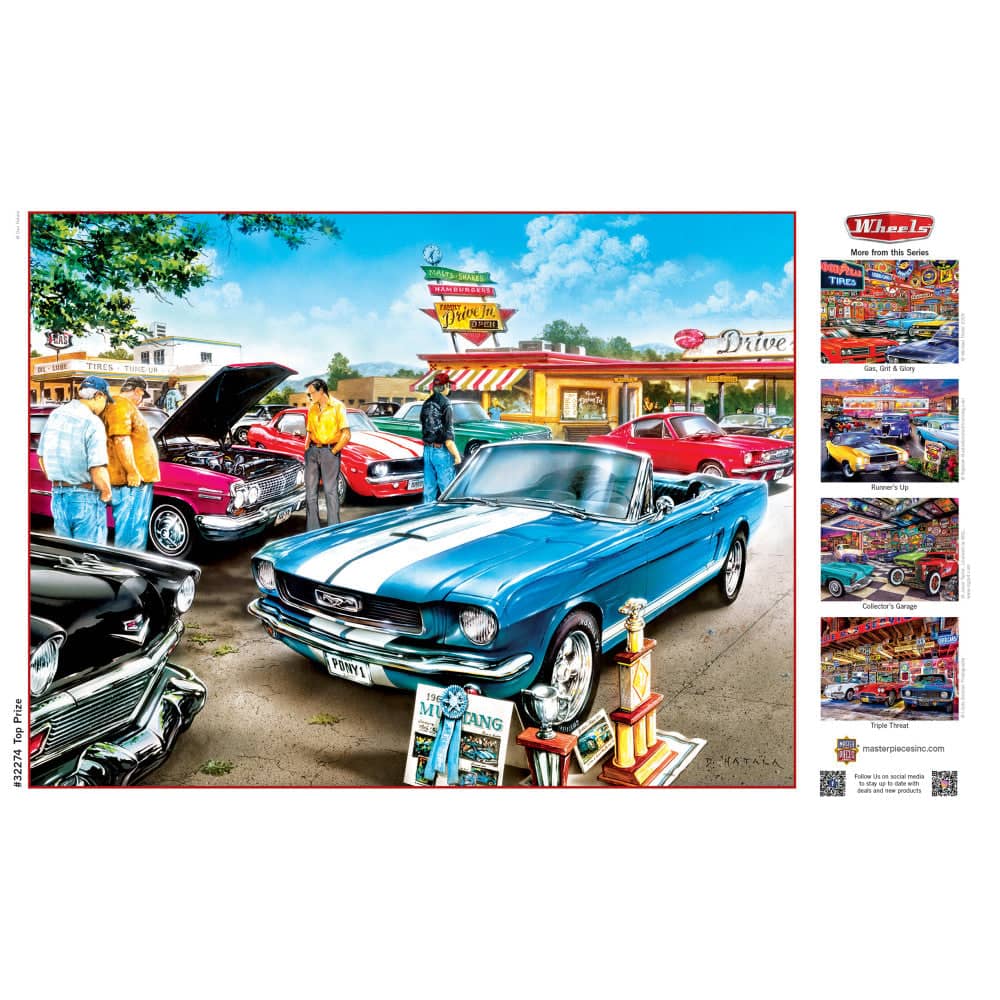 Wheels - Top Prize 750 Piece Jigsaw Puzzle