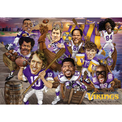Minnesota Vikings - All Time Greats 500 Piece Jigsaw Puzzle (ONLINE ORDER ONLY)