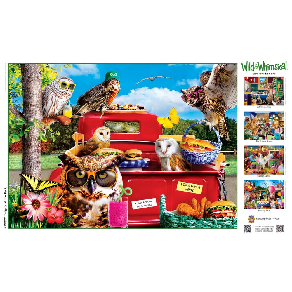 Wild & Whimsical - Tailgate at the Park 1000 Piece Jigsaw Puzzle