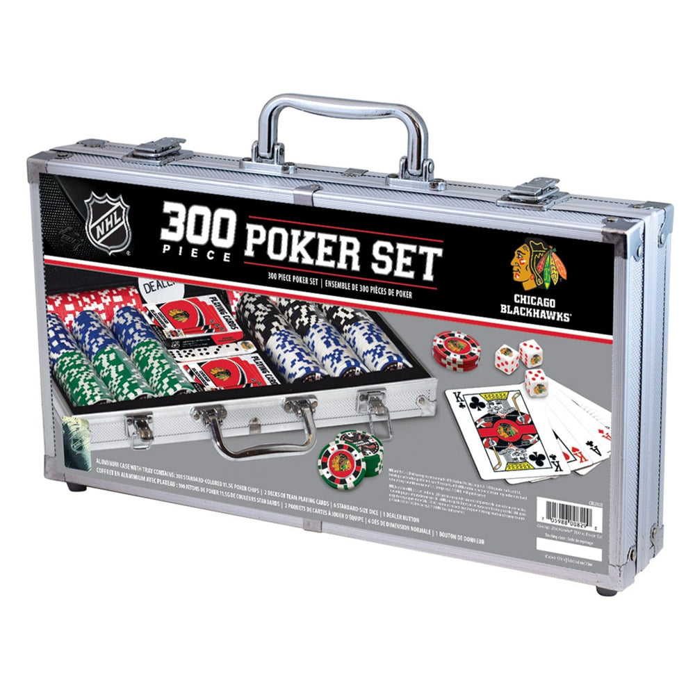 Chicago Blackhawks 300 Piece Poker Set (ONLINE ORDER ONLY)