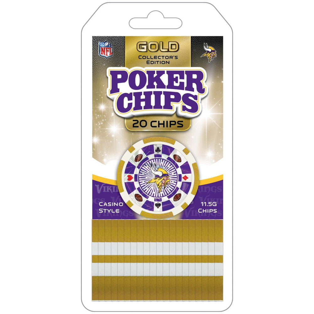 Minnesota Vikings 20 Piece Poker Chips (ONLINE ORDER ONLY)