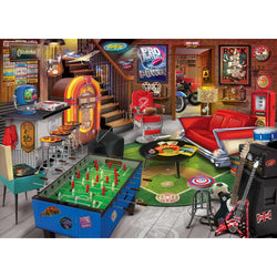 Man Cave - Basement Bliss 1000 Piece Jigsaw Puzzle (ONLINE ORDER ONLY)