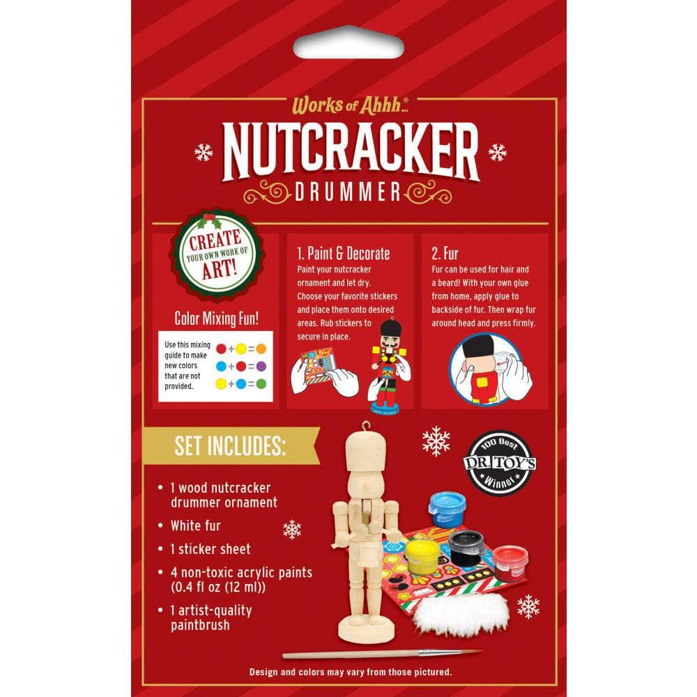 Nutcracker Drummer Ornament Wood Paint Kit (ONLINE ORDER ONLY)