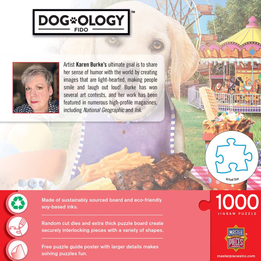 Dogology - Fido 1000 Piece Jigsaw Puzzle (ONLINE ORDER ONLY)