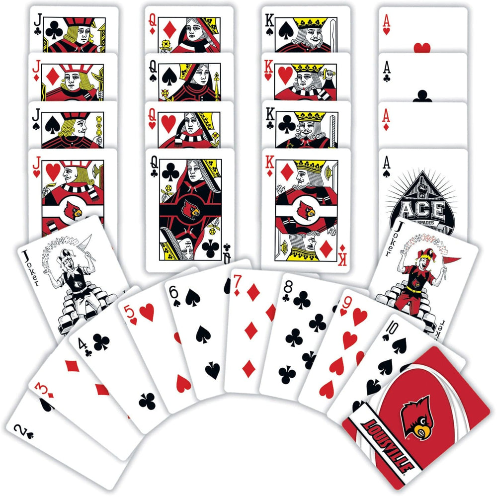Louisville Cardinals Playing Cards - 54 Card Deck (ONLINE ORDER ONLY)