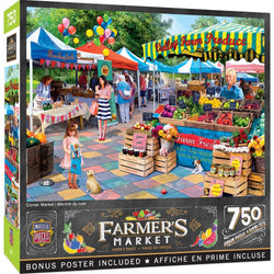 Farmer's Market - Corner Market 750 Piece Jigsaw Puzzle (ONLINE ORDER ONLY)