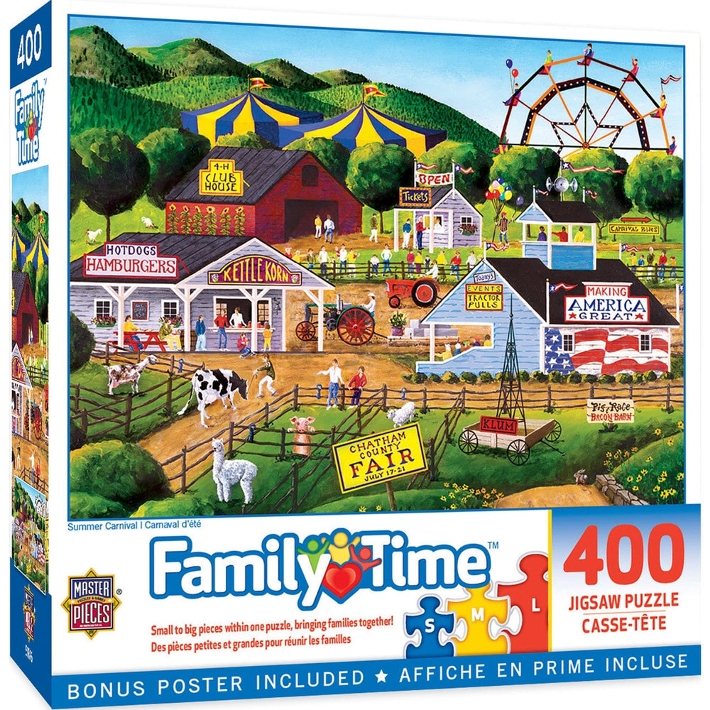 Family Time - Summer Carnival 400 Piece Jigsaw Puzzle (ONLINE ORDER ONLY)