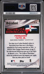 2021 TOPPS CHROME BEISBOL FERNANDO TATIS JR. #B10 - PSA 10 (Online Order Only)