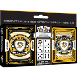 Pittsburgh Penguins - 2-Pack Playing Cards & Dice Set (ONLINE ORDER ONLY)