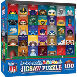 NFL Mascots 100 Piece Jigsaw Puzzle (ONLINE ORDER ONLY)