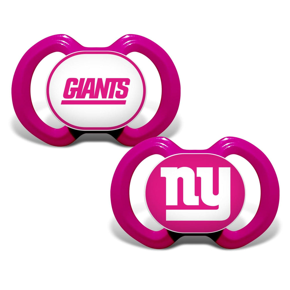 New York Giants - Pink Pacifier 2-Pack (ONLINE ORDER ONLY)