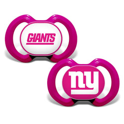 New York Giants - Pink Pacifier 2-Pack (ONLINE ORDER ONLY)
