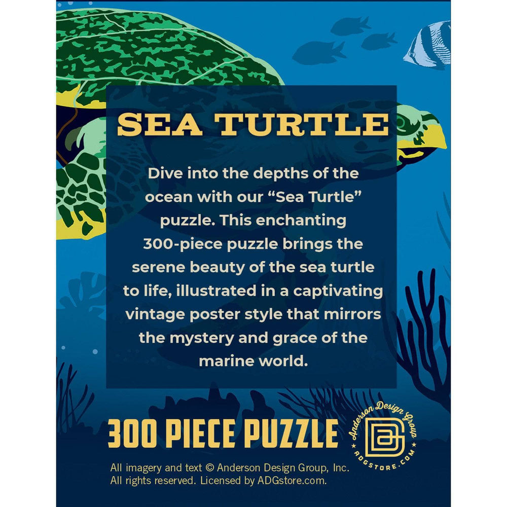 Sea Turtle 300 Piece Jigsaw Puzzle (ONLINE ORDER ONLY)