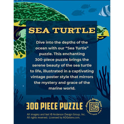 Sea Turtle 300 Piece Jigsaw Puzzle (ONLINE ORDER ONLY)