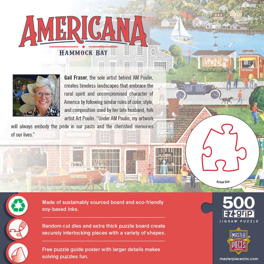 Americana - Hammock Bay 500 Piece EZ Grip Jigsaw Puzzle (ONLINE ORDER ONLY)