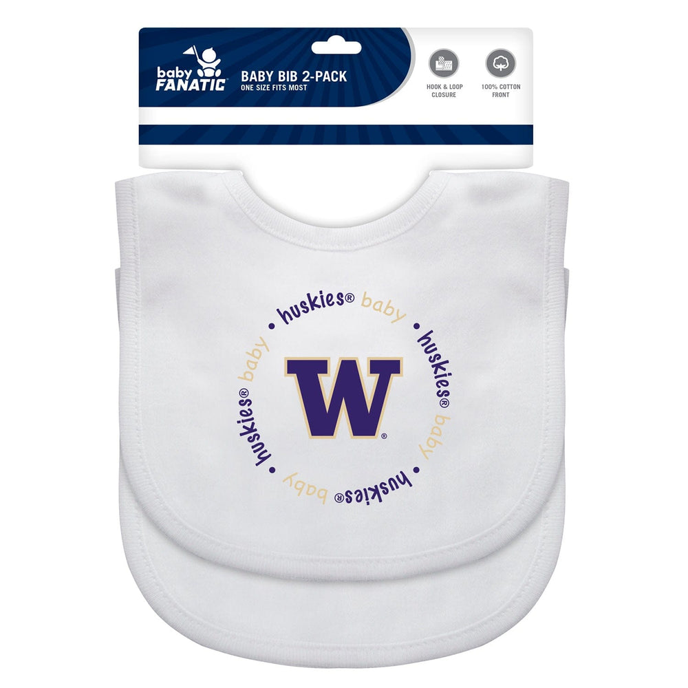 Washington Huskies - Baby Bibs 2-Pack (ONLINE ORDER ONLY)