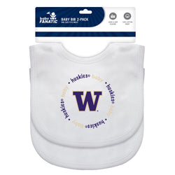 Washington Huskies - Baby Bibs 2-Pack (ONLINE ORDER ONLY)