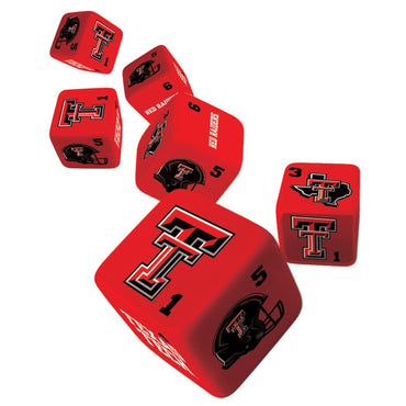 Texas Tech Red Raiders Dice Set - 19mm (ONLINE ORDER ONLY)