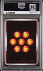 2021 DRAGON BALL SUPER CROSS SPIRITS SSG GOKU, LGNDRY SPRT #P-312 - PSA 10 (Online Order Only)