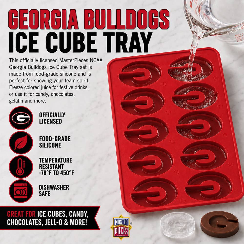 Georgia Bulldogs Ice Cube Tray