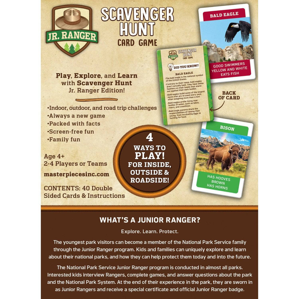 Jr Ranger - Scavenger Hunt Card Game (ONLINE ORDER ONLY)
