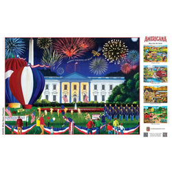 Americana - White House Fireworks 500 Piece EZ Grip Jigsaw Puzzle (ONLINE ORDER ONLY)