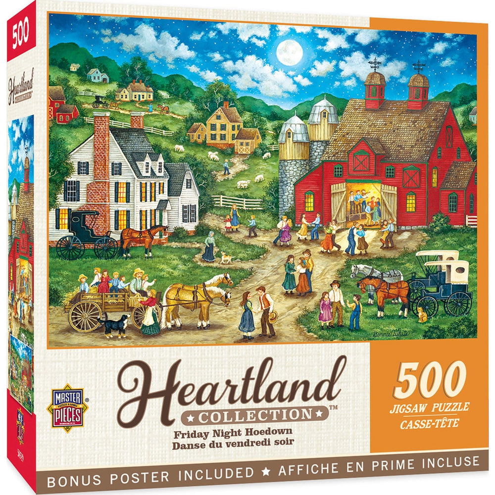 Heartland - Friday Night Hoe Down 500 Piece Jigsaw Puzzle (ONLINE ORDER ONLY)