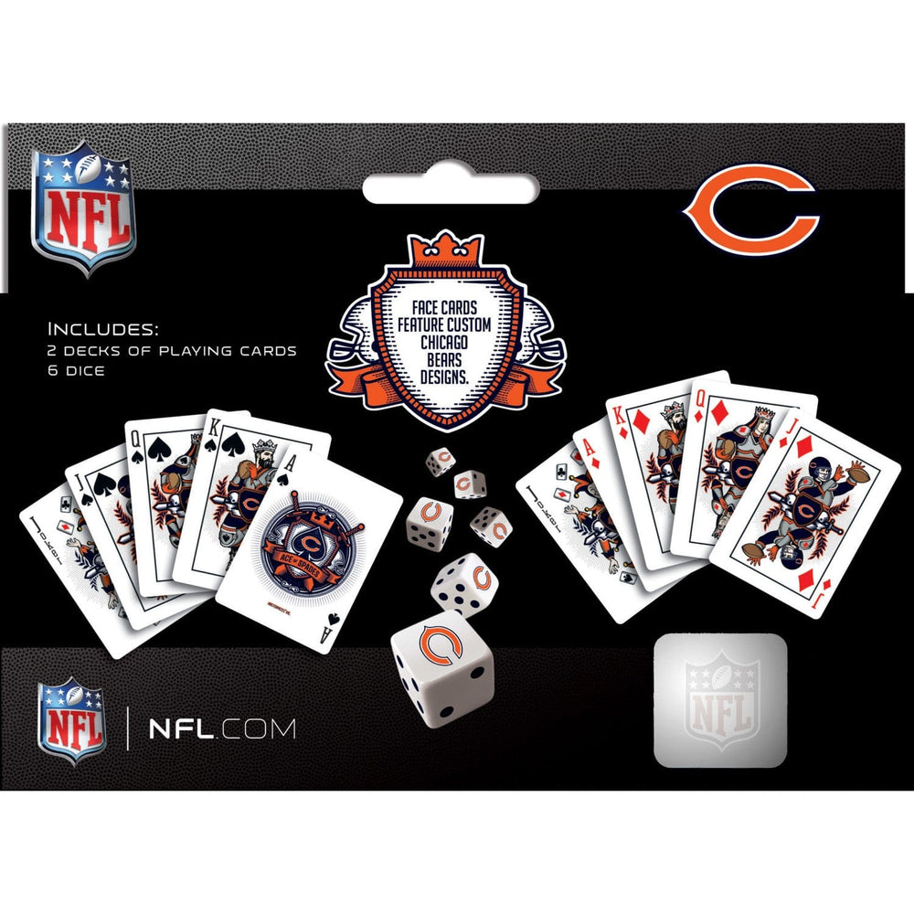 Chicago Bears - 2-Pack Playing Cards & Dice Set (ONLINE ORDER ONLY)