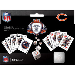 Chicago Bears - 2-Pack Playing Cards & Dice Set (ONLINE ORDER ONLY)