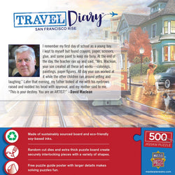 Travel Diary - San Francisco Rise 500 Piece Jigsaw Puzzle (ONLINE ORDER ONLY)
