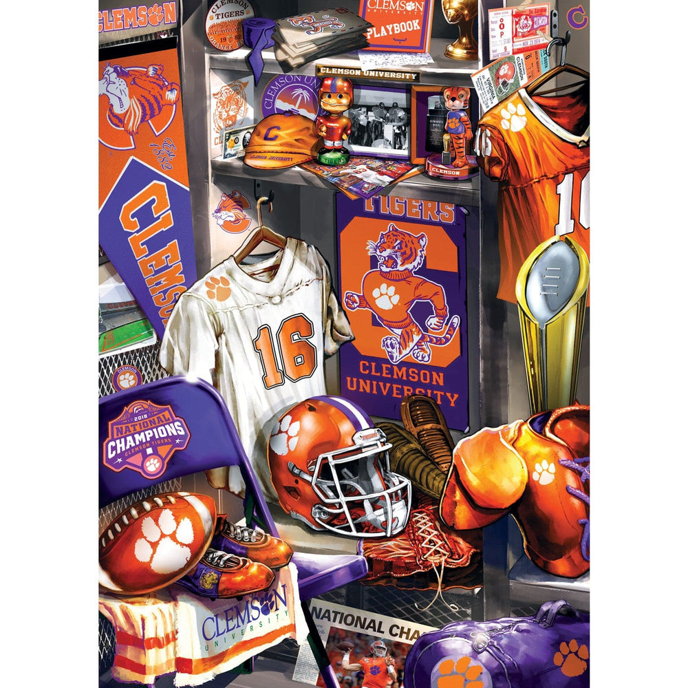 Clemson Tigers - Locker Room 500 Piece Jigsaw Puzzle (ONLINE ORDER ONLY)