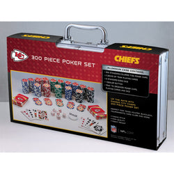 Kansas City Chiefs 300 Piece Poker Set (ONLINE ORDER ONLY)