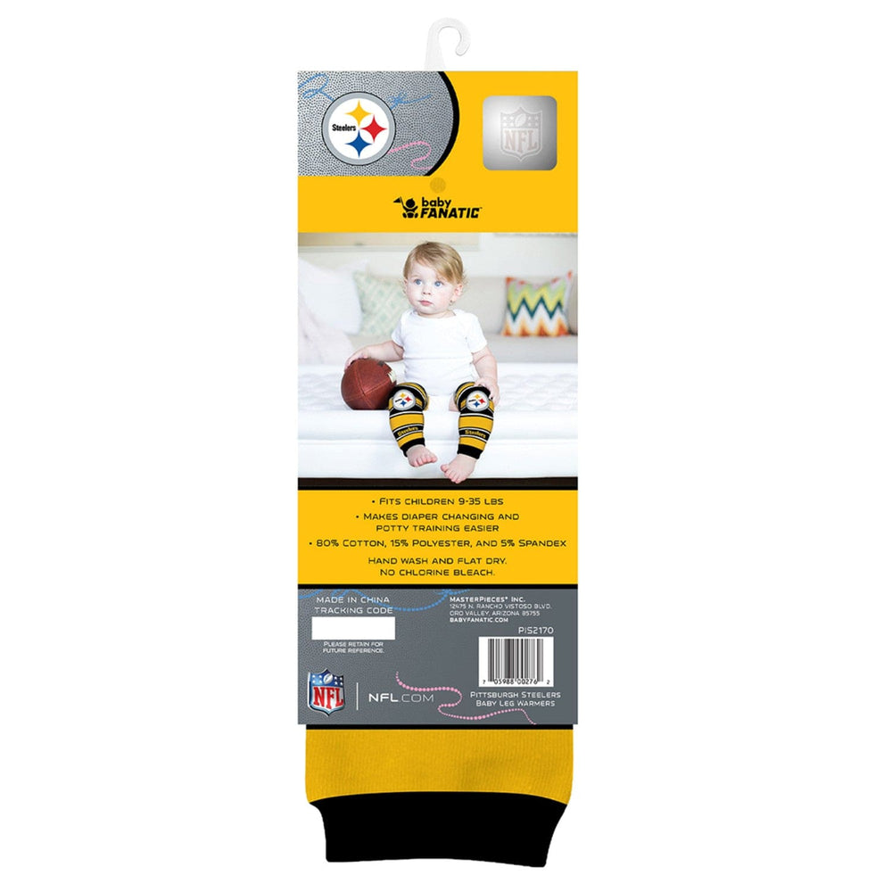 Pittsburgh Steelers Baby Leg Warmers (ONLINE ORDER ONLY)