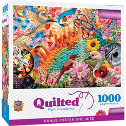 Quilted - Flight of Creativity 1000 Piece Jigsaw Puzzle (ONLINE ORDER ONLY)