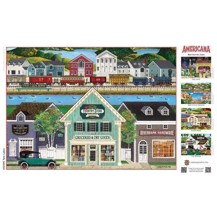 Americana - Twin Lakes 500 Piece EZ Grip Jigsaw Puzzle