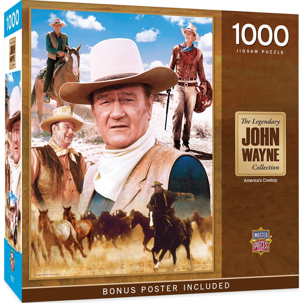 John Wayne Collection - America's Cowboy 1000 Piece Jigsaw Puzzle