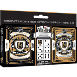 Las Vegas Golden Knights - 2-Pack Playing Cards & Dice Set (ONLINE ORDER ONLY)