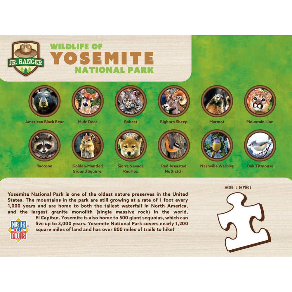Wildlife of Yosemite National Park - 100 Piece Jigsaw Puzzle (ONLINE ORDER ONLY)