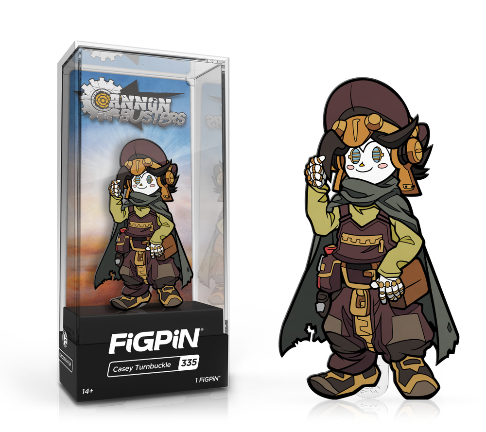 FiGPiN: Cannon Buster - Casey Turnbuckle #335 (ONLINE ORDER ONLY)