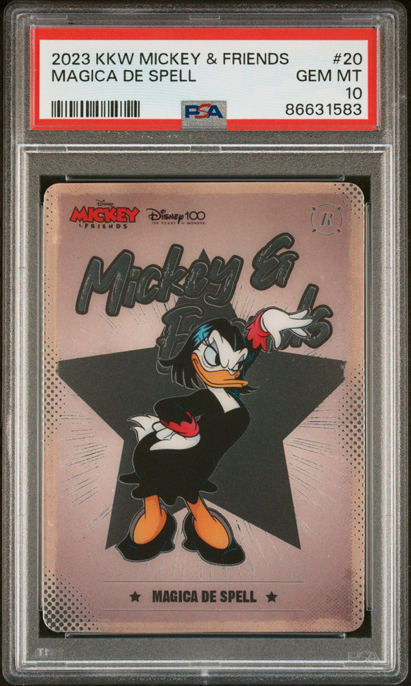 2023 KAKAWOW HOTBOX MICKEY & FRIENDS CHEERFUL TIMES MAGICA DE SPELL 20 PSA 10 (Online Order Only)