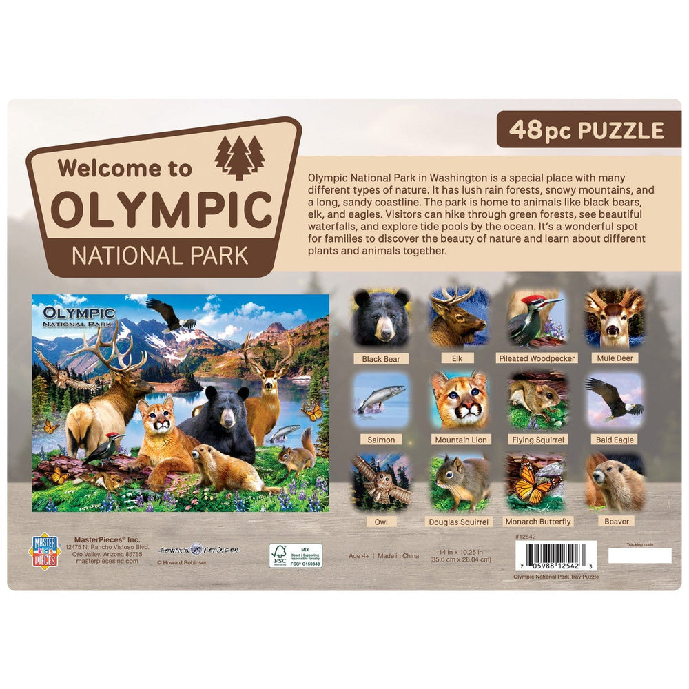 Olympic National Park 48 Piece Tray Puzzle (ONLINE ORDER ONLY)
