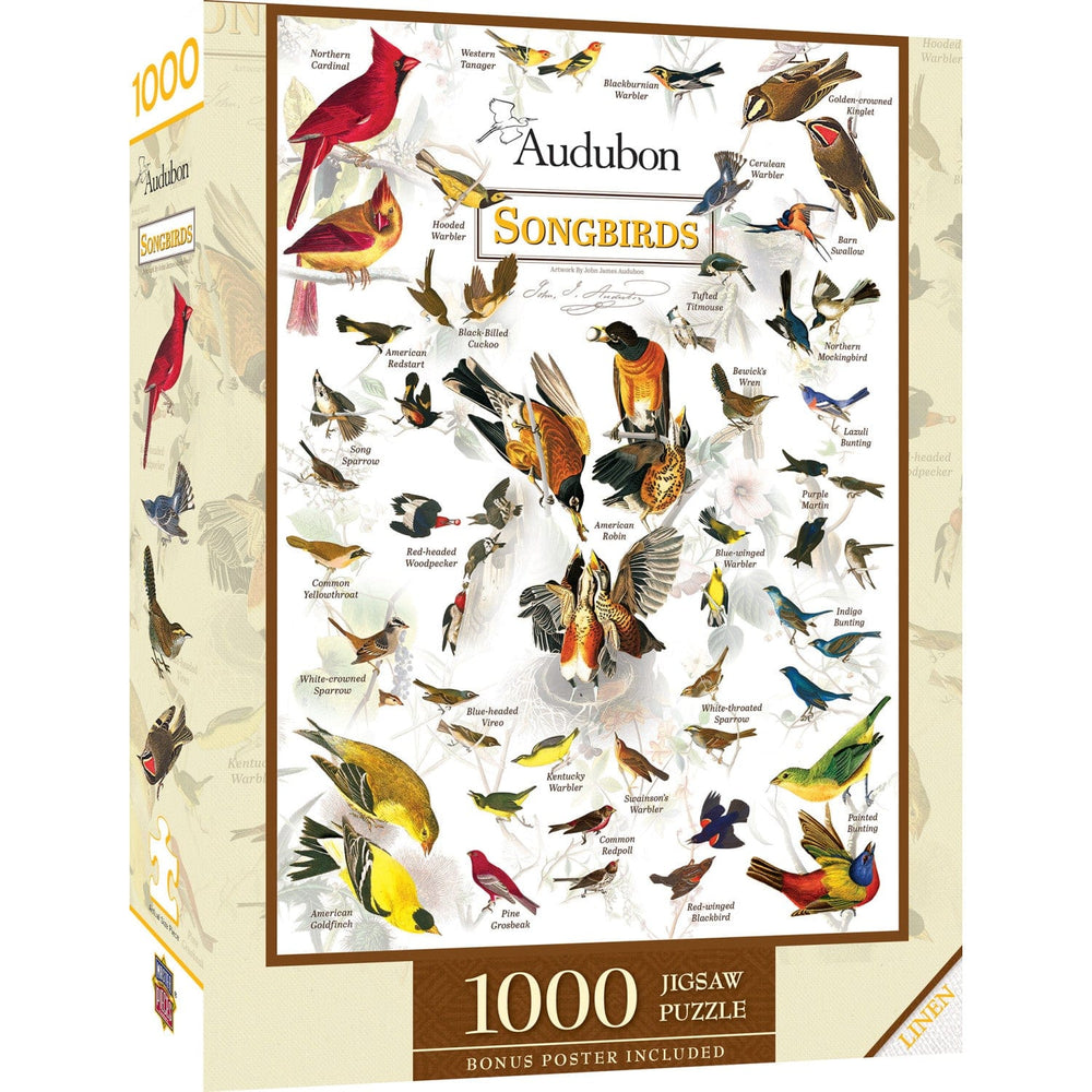 Audubon - Songbirds 1000 Piece Jigsaw Puzzle (ONLINE ORDER ONLY)