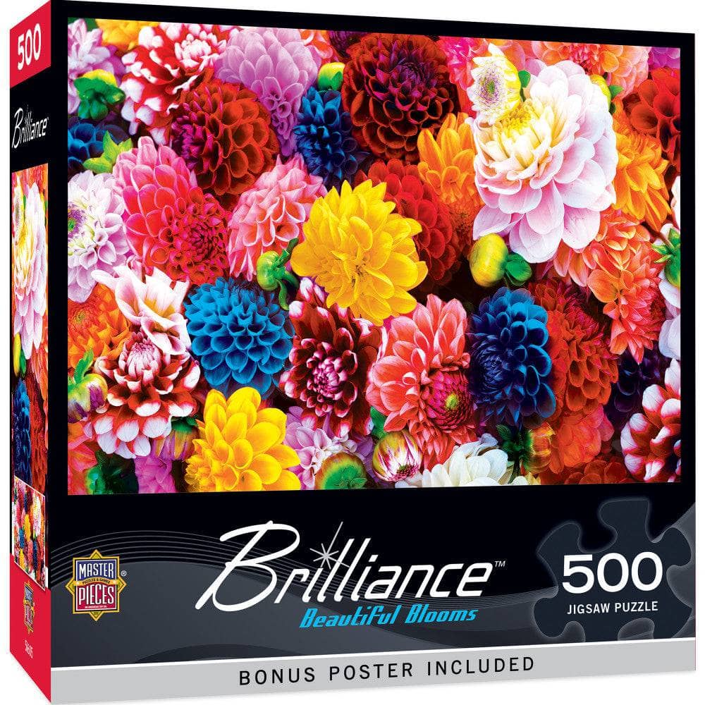 Brilliance - Beautiful Blooms 500 Piece Jigsaw Puzzle (ONLINE ORDER ONLY)