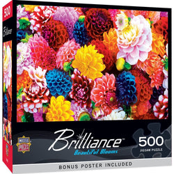 Brilliance - Beautiful Blooms 500 Piece Jigsaw Puzzle (ONLINE ORDER ONLY)