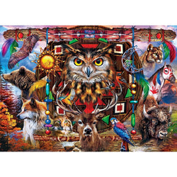 Tribal Spirit - Animal Totems 500 Piece Jigsaw Puzzle