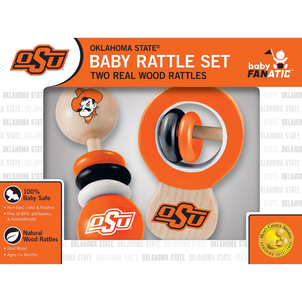 Oklahoma State Cowboys - Baby Rattles 2-Pack (ONLINE ORDER ONLY)
