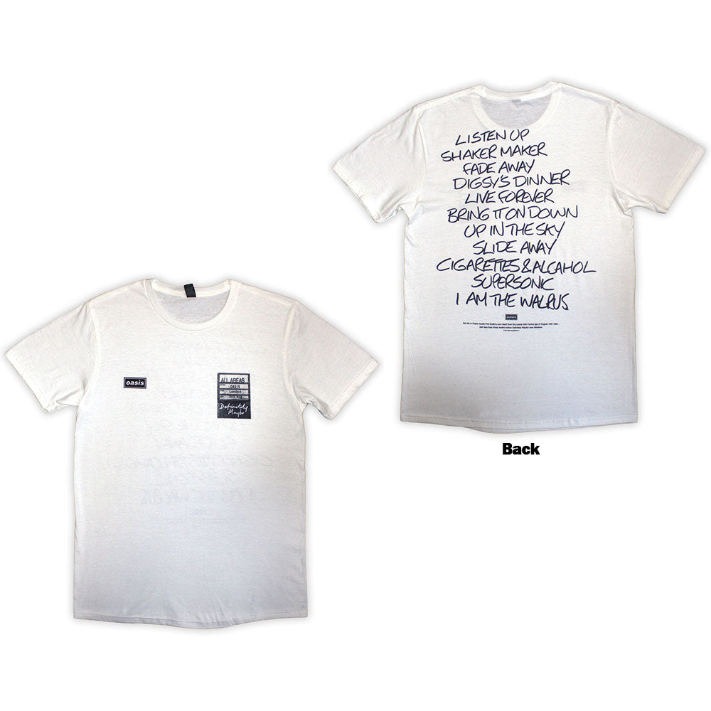 Definitely Maybe AAA Setlist [] (ONLINE ORDER ONLY)