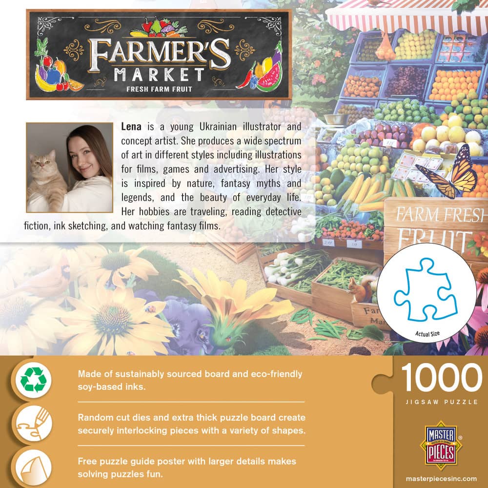 Farmer's Market - Fresh Farm Fruit 1000 Piece Jigsaw Puzzle (ONLINE ORDER ONLY)