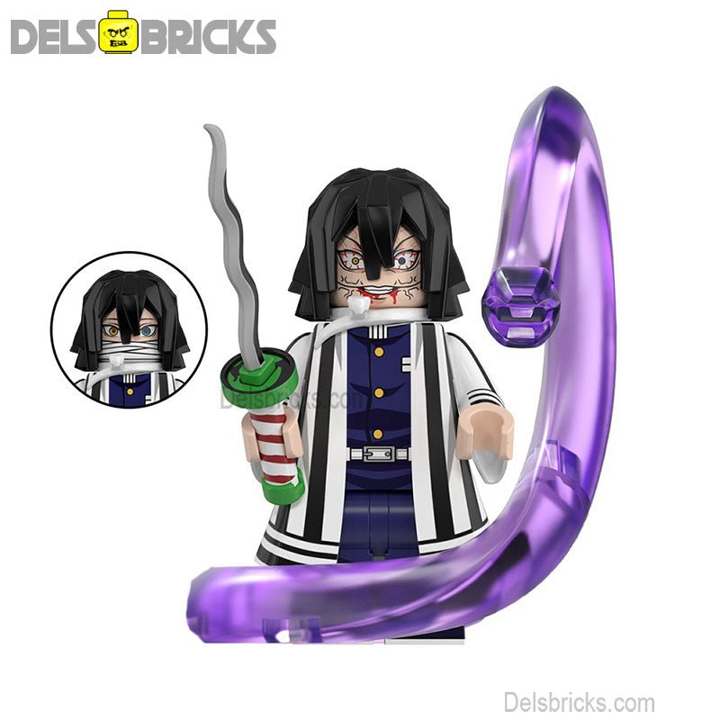 Obanai Iguro Demon Slayer Anime Lego Minifigures Custom Toys (ONLINE ORDER ONLY)